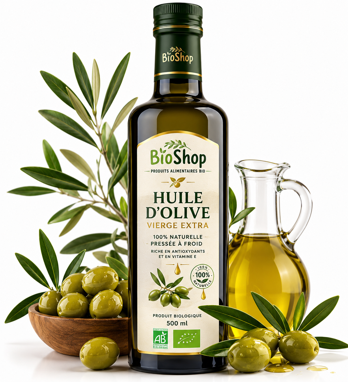 huile d'olive bio